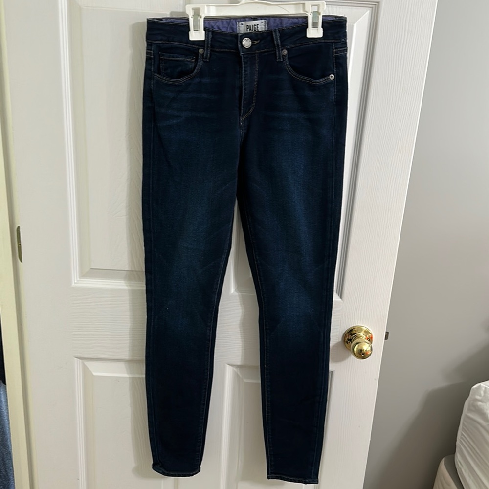 Paige jeans, skinny leg cut